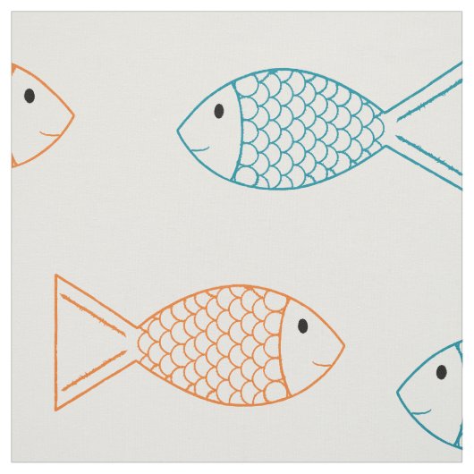 Pet Goldfish/ Koi Carp Fish Print Pattern Stoff (Muster)