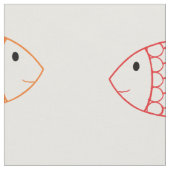 Pet Goldfish/ Koi Carp Fish Print Pattern Stoff (Nahaufnahme)