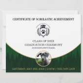 Pet Graduation Certificate Dog Training Diploma (Vorderseite)