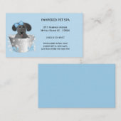 Pet Groomer Business Card Visitenkarte (Vorne/Hinten)
