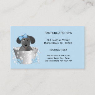 Pet Groomer Business Card Visitenkarte