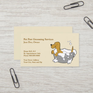 Pet Groomer Business Card Visitenkarte