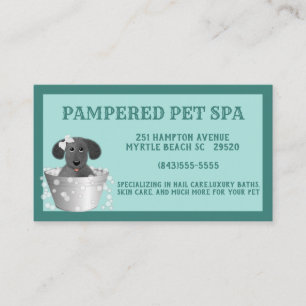 Pet Groomer Business Card Visitenkarte