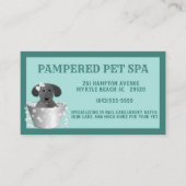 Pet Groomer Business Card Visitenkarte (Vorderseite)