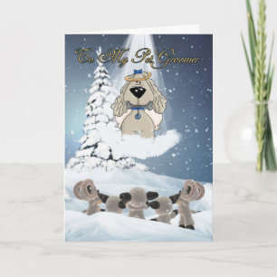 Pet Groomer Holiday Card - Feierlichkeiten der Sai Feiertagskarte
