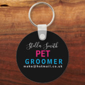 PET Groomer, Hundeschwalker, Designer Schlüsselanhänger (Vorderseite)