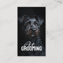 Pet Groomer Salon Care Kerry Blue Terrier Visitenkarte