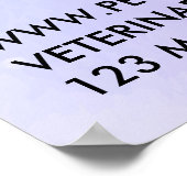 Pet Groomer sitzend Dog Katzenbad Poster (Ecke)