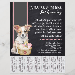 Pet Groomer Tear-Away-Flyer