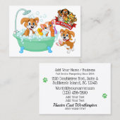 Pet Groomer Visitenkarte (Vorne/Hinten)