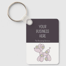 Pet grooming Ballon Hunde Meringgesellschaft Schlüsselanhänger