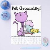 Pet Grooming! Cat Flyer (Einzeln)