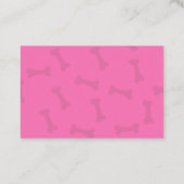 Pet Grooming Coole, trendige Visitenkarten Visitenkarte (Rückseite)