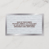 Pet Grooming Logo | Dog Comb Visitenkarte (Rückseite)