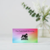 Pet Grooming Modern Simple Appointment Cards Terminkarte (Stehend Vorderseite)