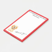 Pet Grooming Personalized Luxury Trendy Collection Post-it Klebezettel (angewinkelt)