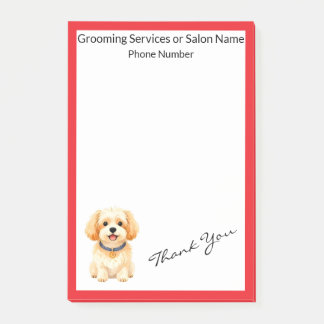 Pet Grooming Personalized Luxury Trendy Collection Post-it Klebezettel
