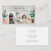 Pet Grooming Pet Wellness-Center Visitenkarte (Vorne/Hinten)