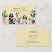 Pet Grooming Pet Wellness-Center Visitenkarte (Vorne/Hinten)