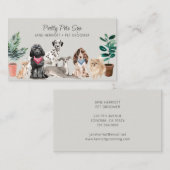 Pet Grooming Pet Wellness-Center Visitenkarte (Vorne/Hinten)