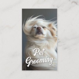 Pet Grooming Salon Boutique Chihuahua Portrait Visitenkarte