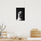 Pet Grooming Salon Boutique Yorkshir Portrait Poster (Küche)