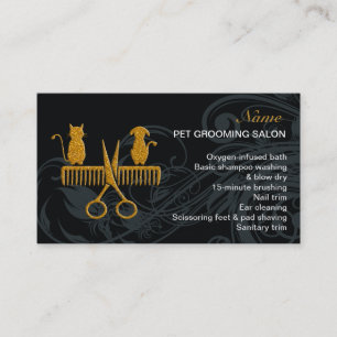 Pet Grooming Salon Business Card Visitenkarte