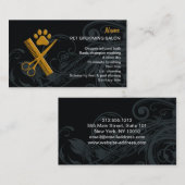 Pet Grooming Salon Business Card Visitenkarte (Vorne/Hinten)