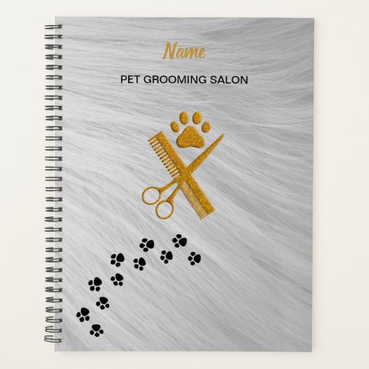 Pet grooming Salon Planer (Vorderseite)
