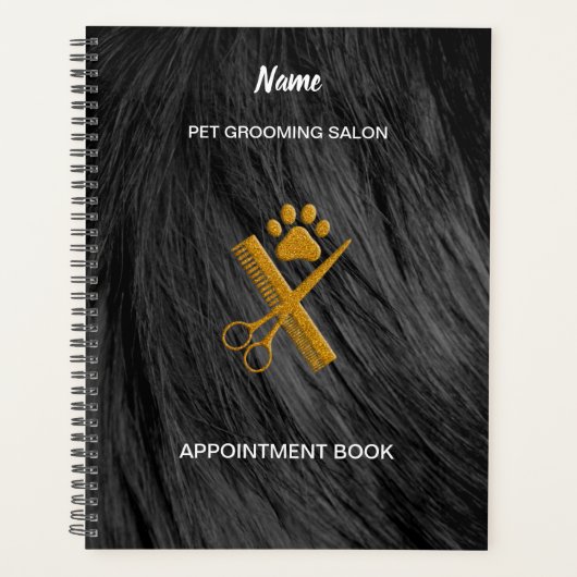 Pet grooming Salon Planer (Vorderseite)