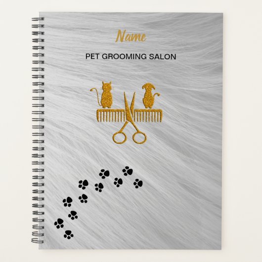 Pet grooming Salon Planer (Vorderseite)