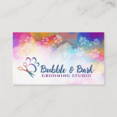Pet Grooming Services - Aquarellkunst Visitenkarte (Vorderseite)