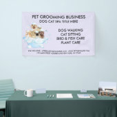 Pet Grooming Sitting Hunde Katze Wellness-Center B Banner (Messeveranstaltung)
