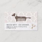 Pet Grooming Visitenkarte (Vorderseite)