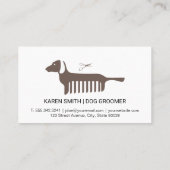 Pet Grooming Visitenkarte (Rückseite)