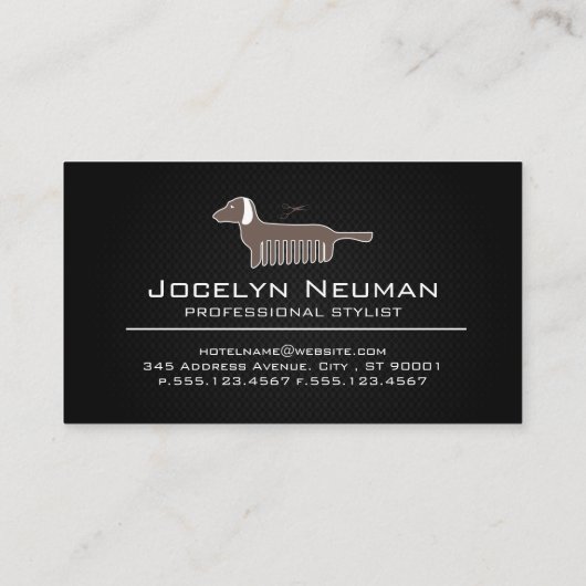 Pet Grooming Visitenkarte (Rückseite)
