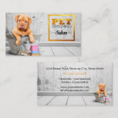 Pet Grooming Visitenkarte (Vorne/Hinten)