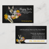 Pet Grooming Wohnzimmer Visitenkarte (Vorne/Hinten)