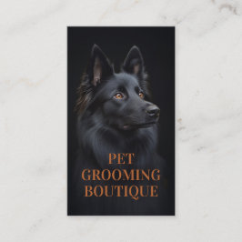 Pet Groomon Boutique Belgisches Schaf-Portrait Visitenkarte