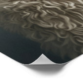 Pet Groomon Boutique Komondor Portrait Poster (Ecke)