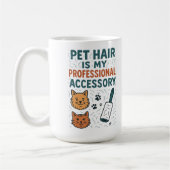 Pet Hair Is My Professional Accessory – Relatable Kaffeetasse (Links)