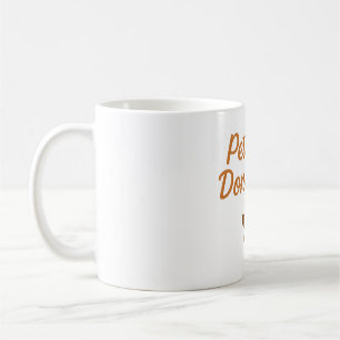 Pet Hair, Keine Sorge - farbenfrohe Pfotendesign Kaffeetasse