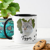 Pet Heart Shape Photo Paw Prints Tasse