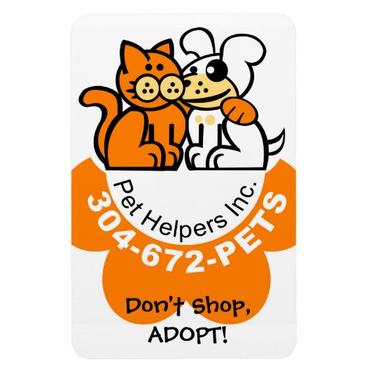 Pet Helper's Flexi Magnet (Vertikal)