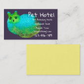 Pet Hotel Boarding Cat Art beruflich Visitenkarte (Vorne/Hinten)
