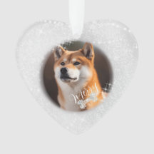 Pet Hund Weihnachtssilber