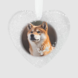 Pet Hund Weihnachtssilber Ornament