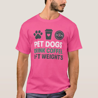 PET HUNDEN KAFFEE-AUFHÜTTENGEWICHTE T-Shirt