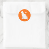 PET IT - WHITE -.pnng Runder Aufkleber (Tasche)