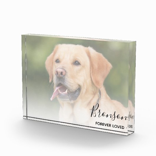 Pet Keepake | Memorial Fotoblock (Rechts)